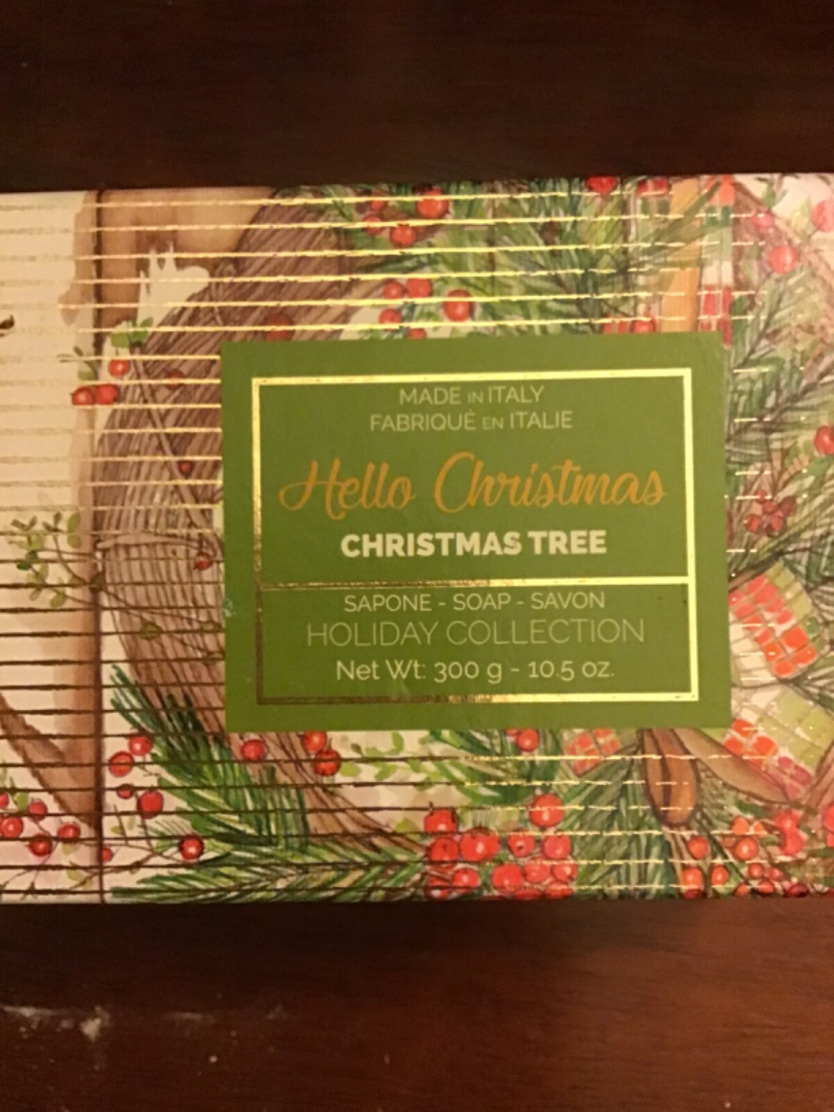 Saponerie Mario HELLO CHRISTMAS Soap 10.5 oz 300 g Sealed