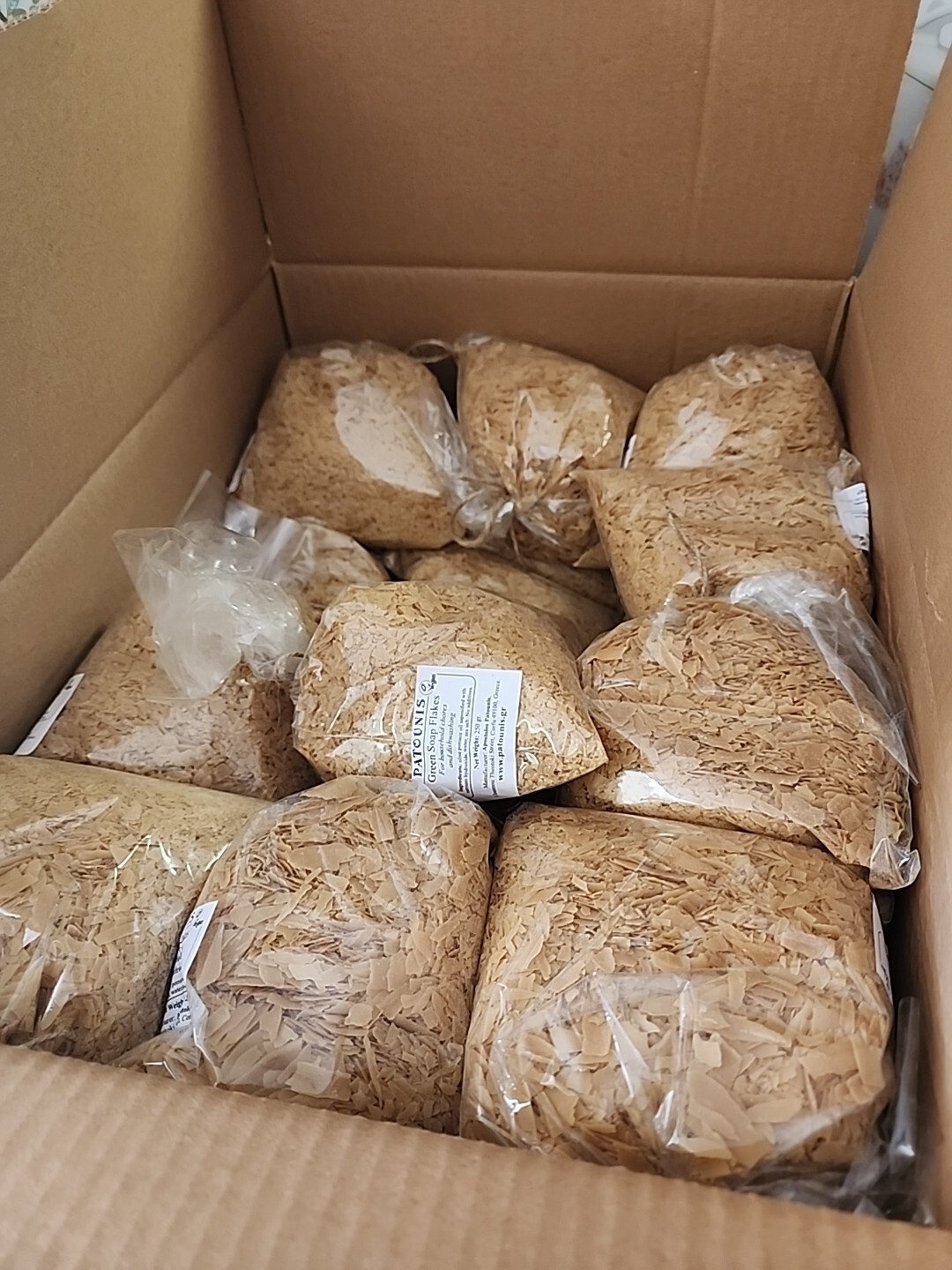 Patounis Green Olive Soap Flakes 250g