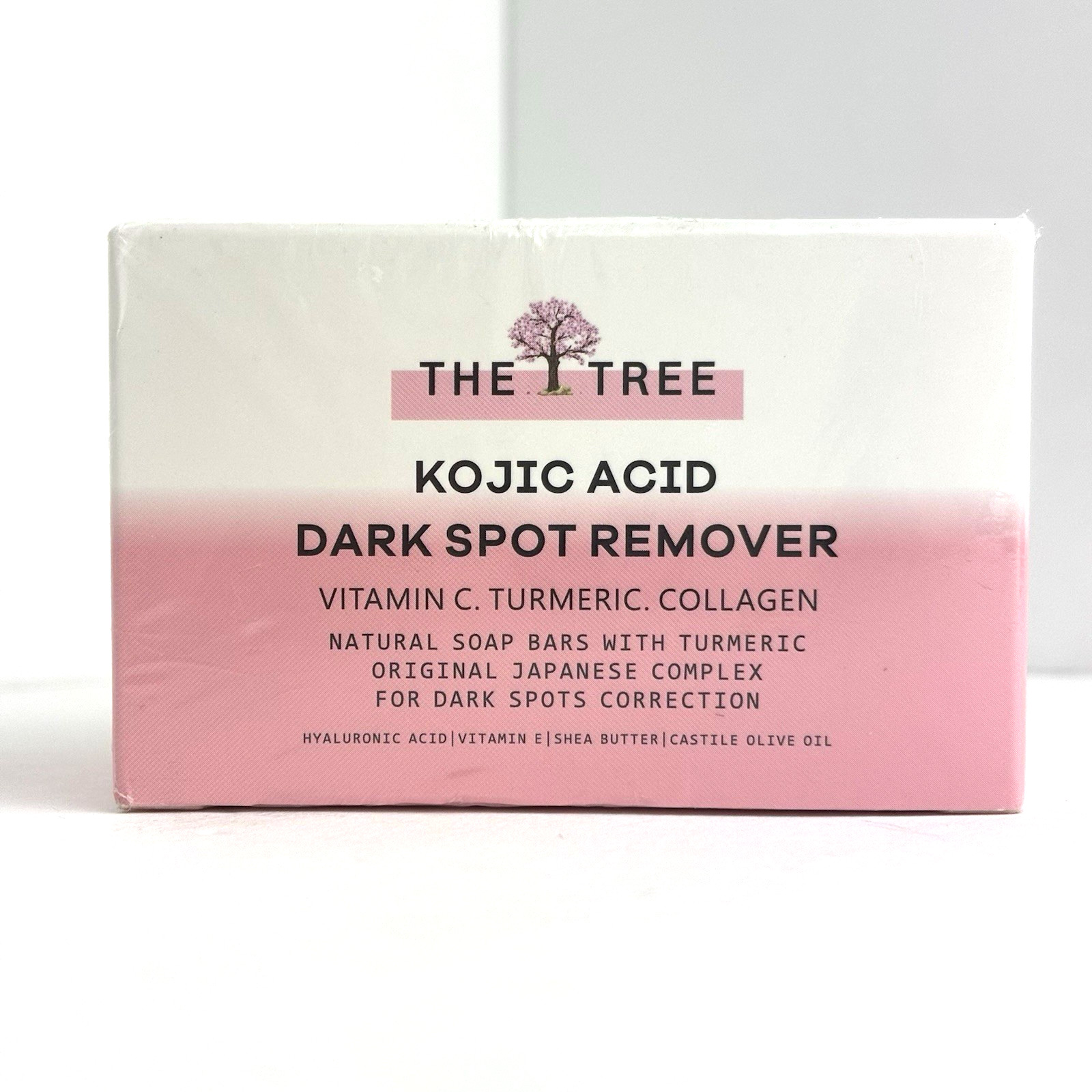 The Tree Kojic Acid Dark Spot Remover Soap Turmeric Hyaluronic Acid Collagen