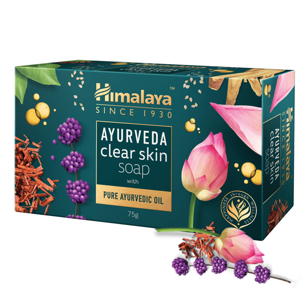 Himalaya Herbals AYURVEDA clear skin soap 75 gms with KANAKA Oil FREE SHIP