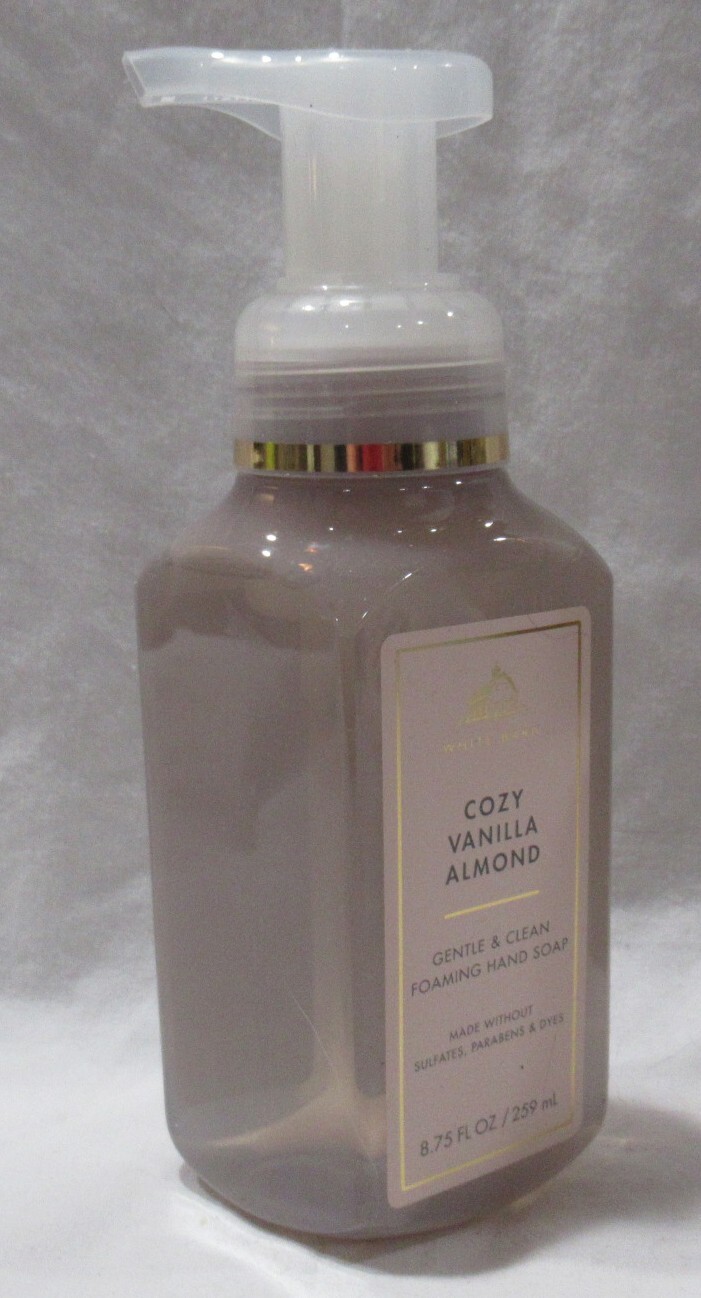 White Barn Bath & Body Works Gentle & Clean Hand Soap Set 2 COZY VANILLA ALMOND