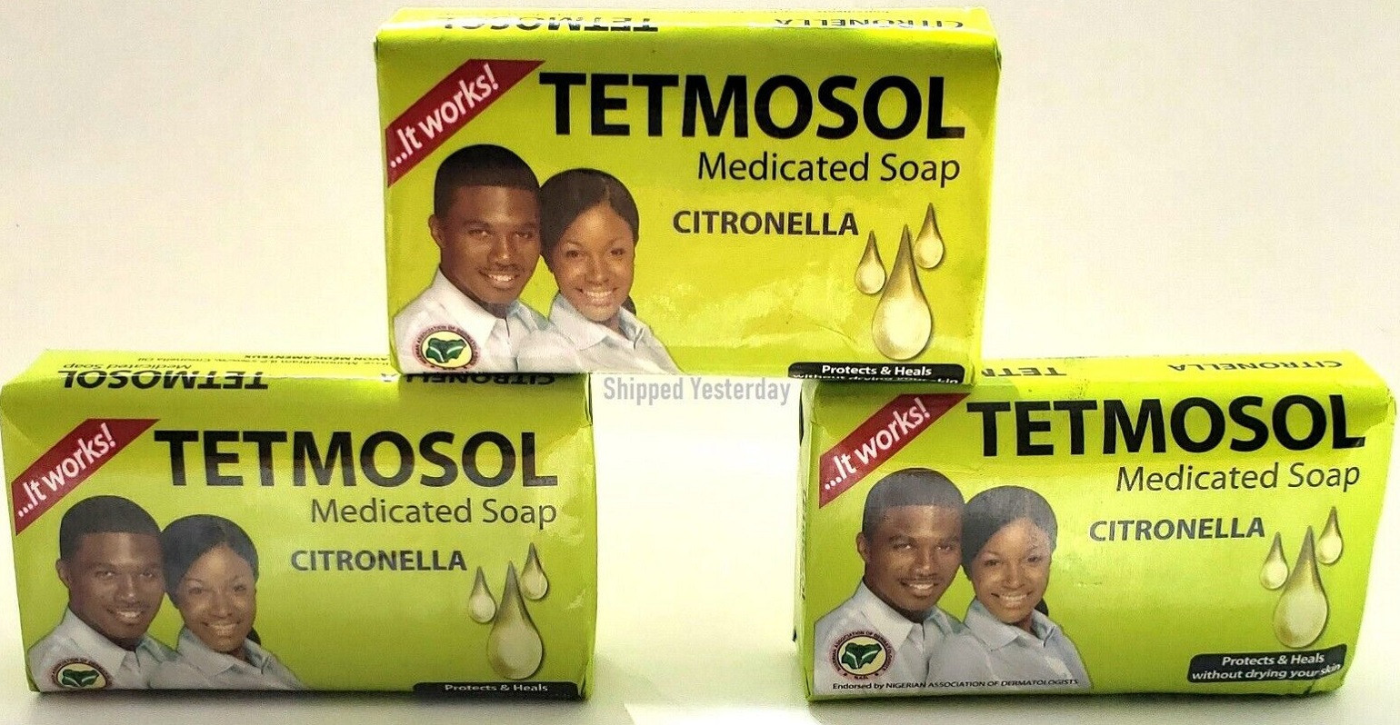 Tetmosol Medicated Bar Soap Citronella Lot of 1, 2, 3, 4, 5, 6 or 8 – USA Seller