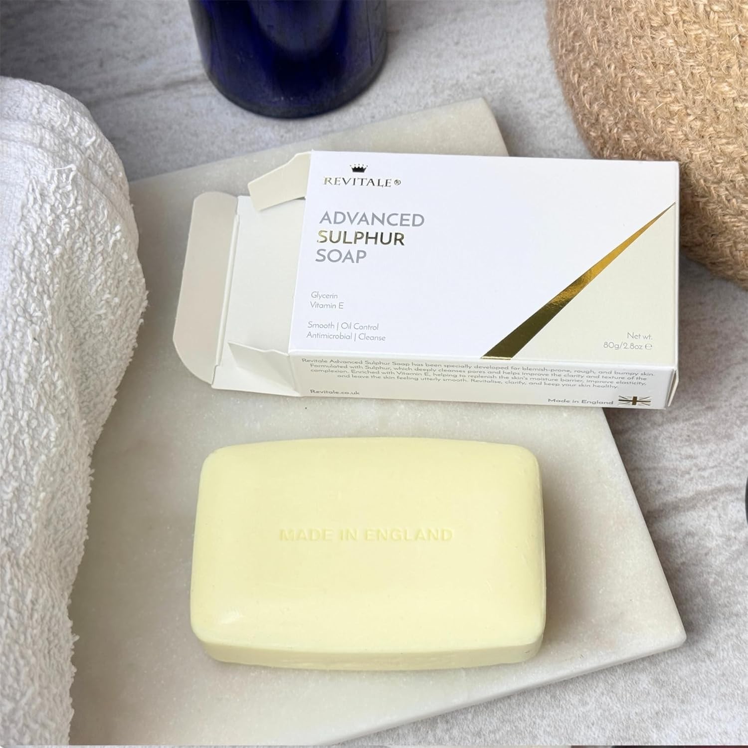 Eco-Friendly Advanced Sulphur Soap – Effective Cleansing for All Skin Types 80g