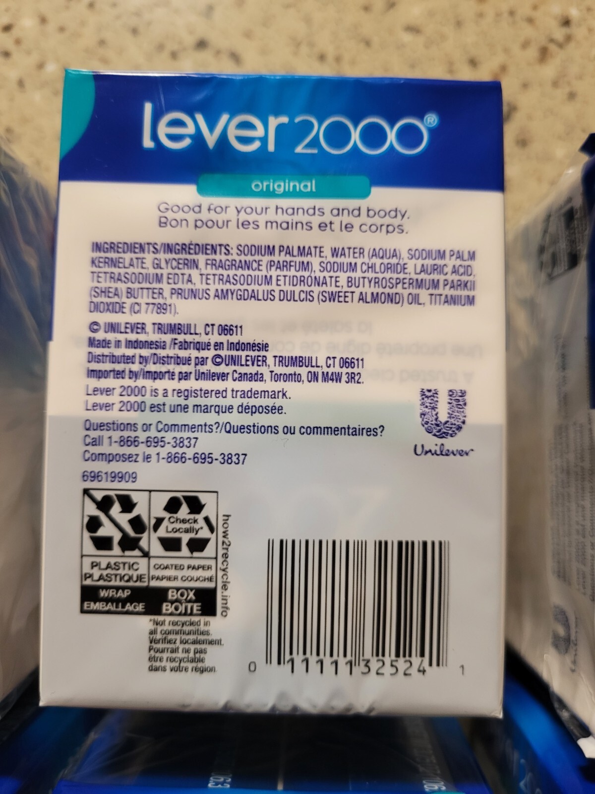 12 Bars Total (6 Sealed 2-Packs) Lever 2000 Original Bar Soap 3.75 oz Per Bar