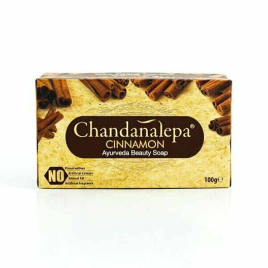 New Chandanalep Ayurveda Natural Cinnamon Herbal Beauty Soap Germ Killing SOAP