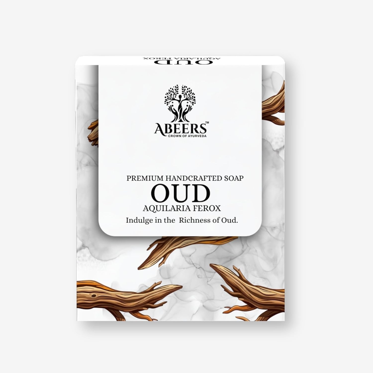 Abeers Handmade OUD Soap Bar – Luxurious and Aromatic OUD Infused Soap ,100g