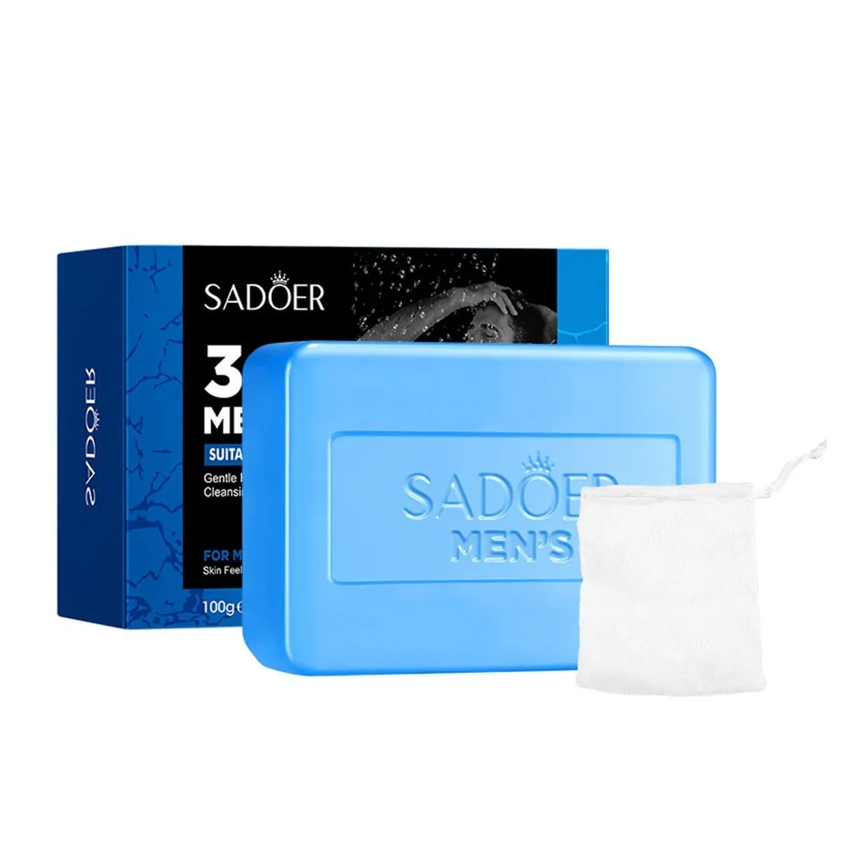 Men’S Three In One Bath Perfume Soap Witch Hazel Aloe Moisturizing Oil Control V