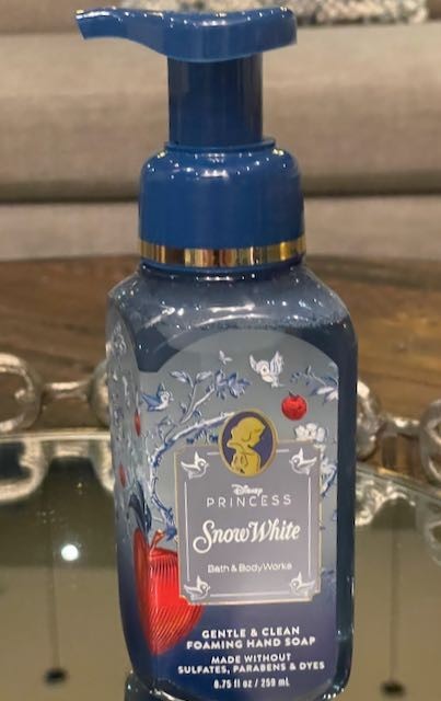 3 Bath & Body Works Disney Princess Foaming Hand Soap, Snow White Rapunzel Belle