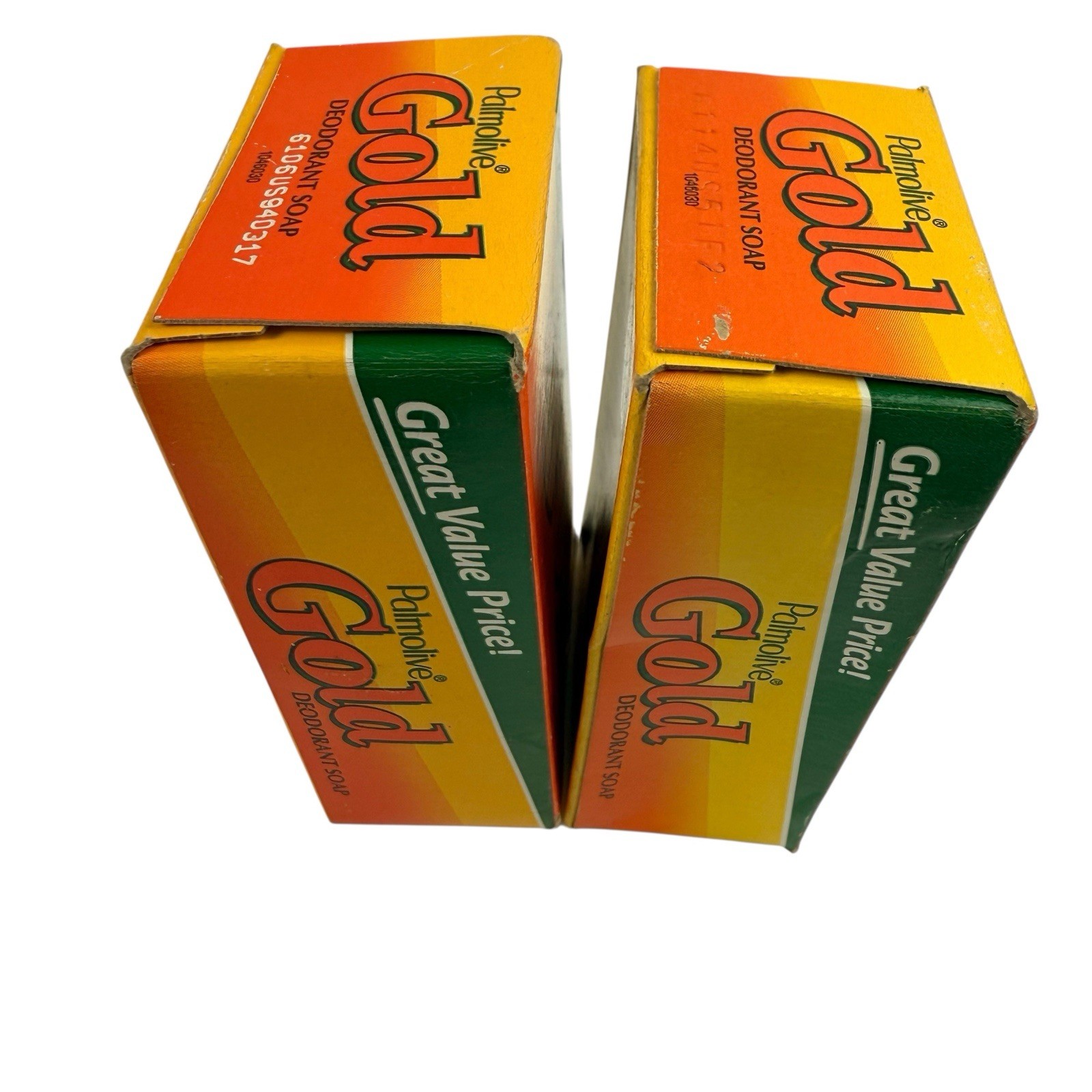 Vintage Palmolive Gold Deodorant Soap Bars 4.5 oz Each 2 Pack Movie Prop New