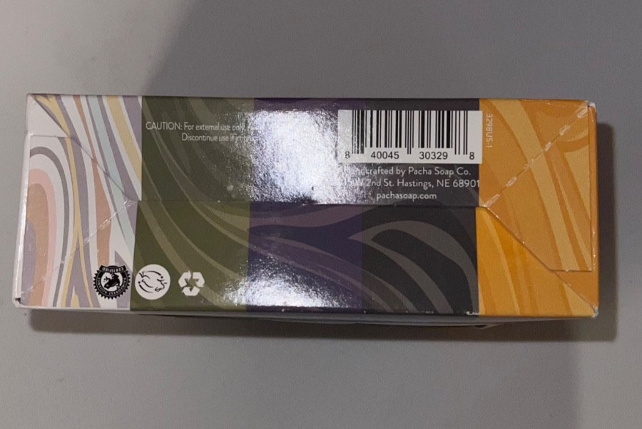 Pacha Soap Co 4 Bars Soap 16 oz – Goat, Charcoal, Lavender, Spearmint Lemongrass