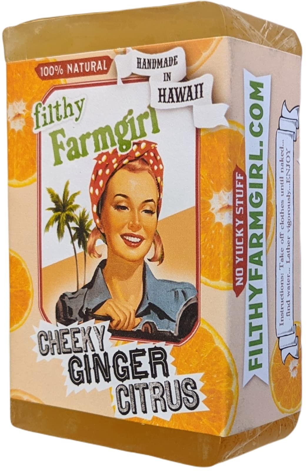 Filthy Farmgirl Citrus Bar Soap Orange Grapefruit