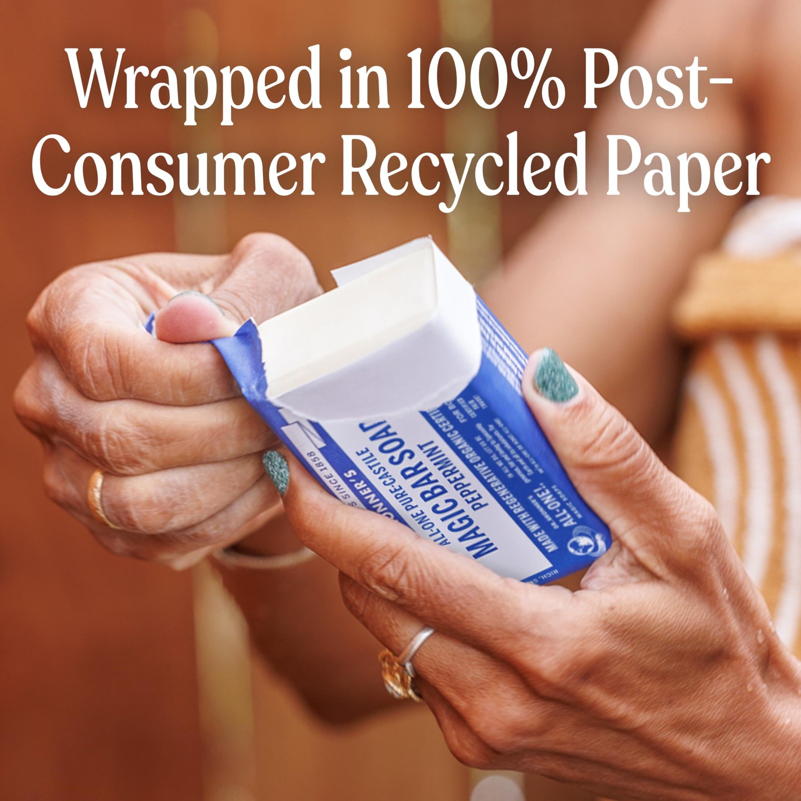 2x Dr. Bronner’s – Pure-Castile Magic Bar Soap (Peppermint, 5 ounce) – Made with