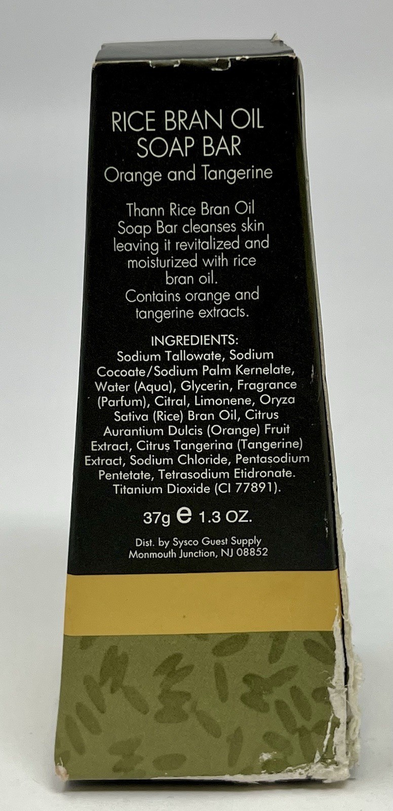 Thann Rice Bran Oil Soap Bar Orange & Tangerine Travel Size Aromatic Wood – NIB