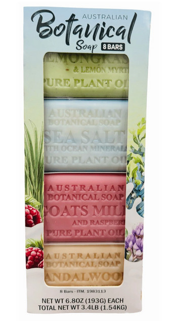 NEW 8 Australian Botanical Soap Made in Australia