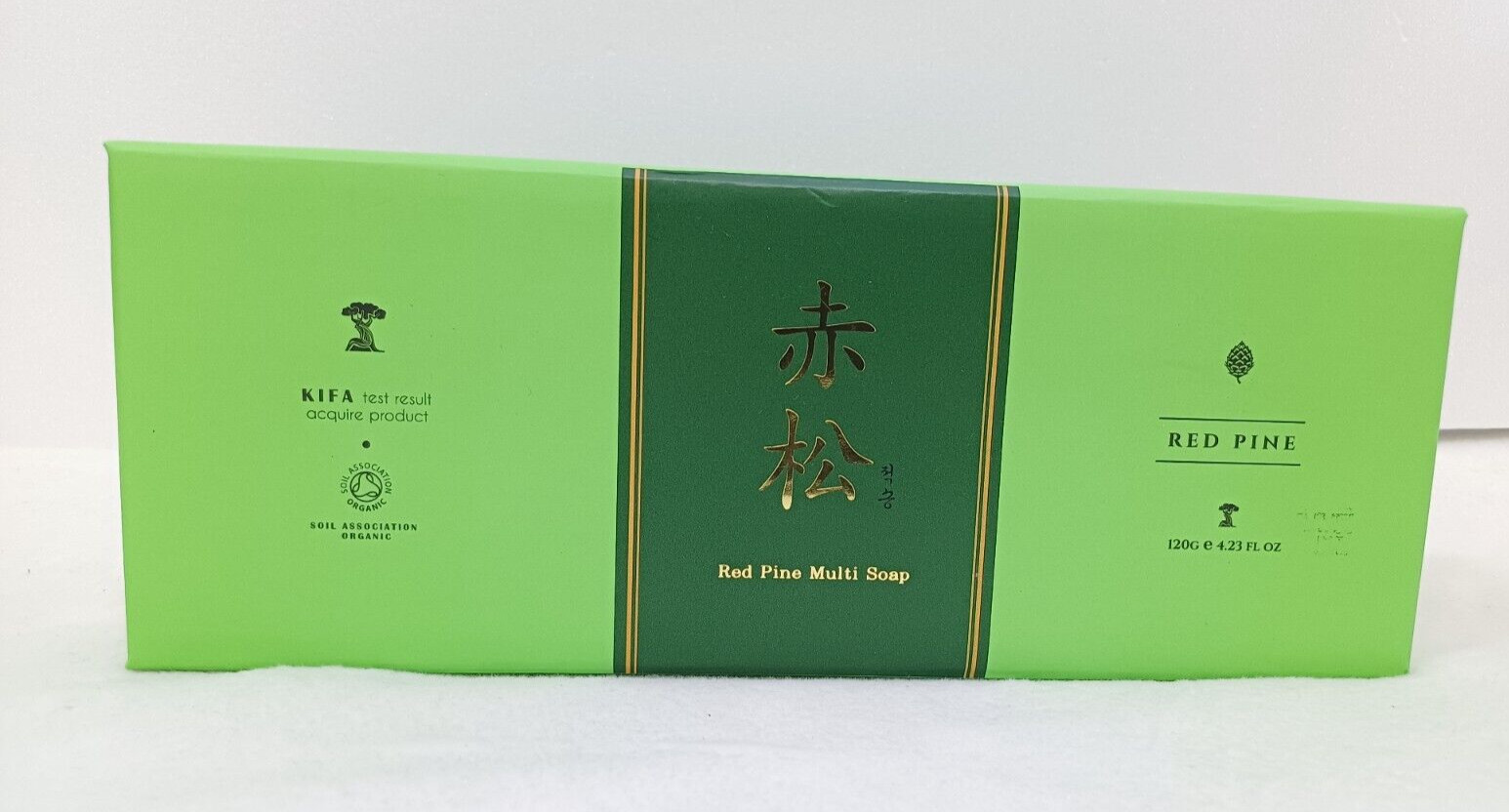 High-Quality Cleansing Organic Soap Ingredients Red Pine Soap Multi-soap 120gx 3