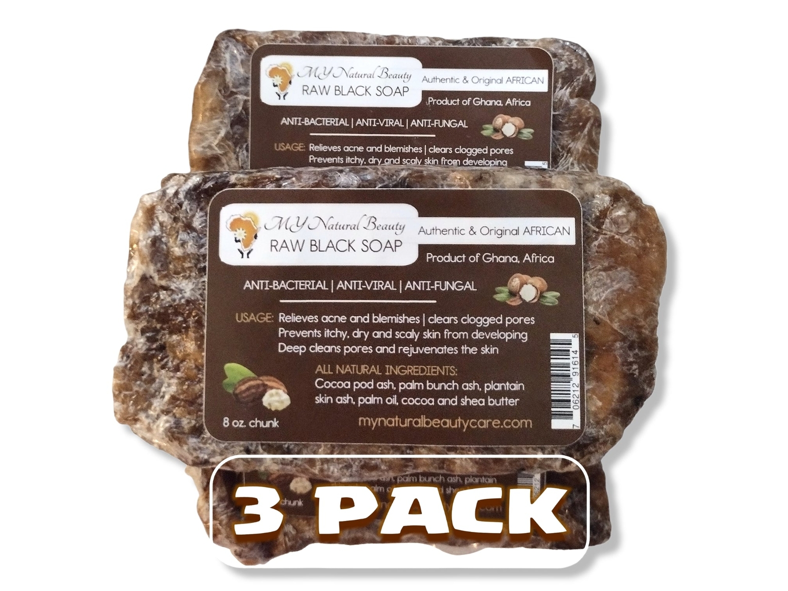 ORIGINAL – Ghana Super Blend Black Soap Bar