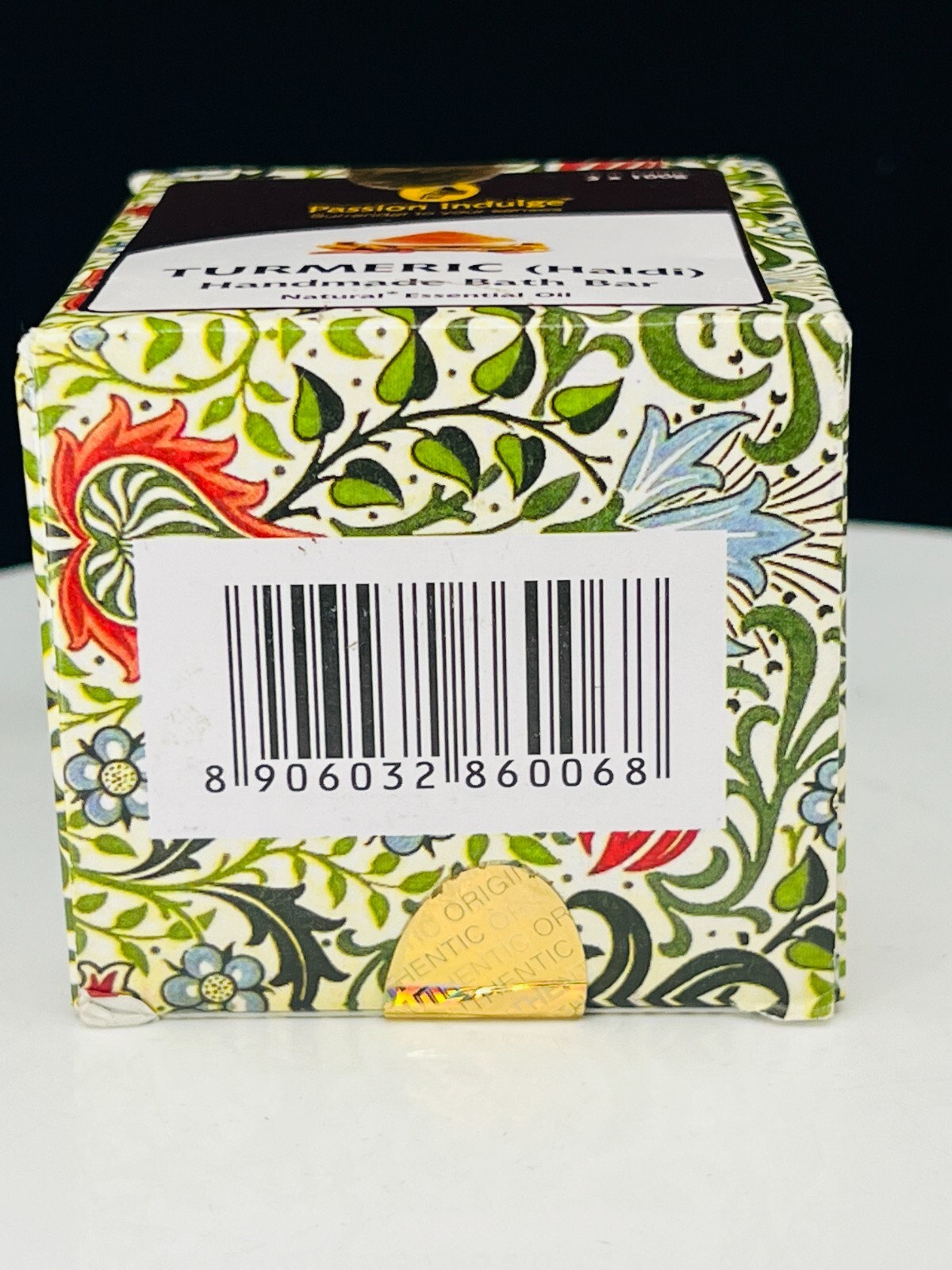 Passion Indulge Turmeric Handmade Bath Bar Pack of 3*100g NIB