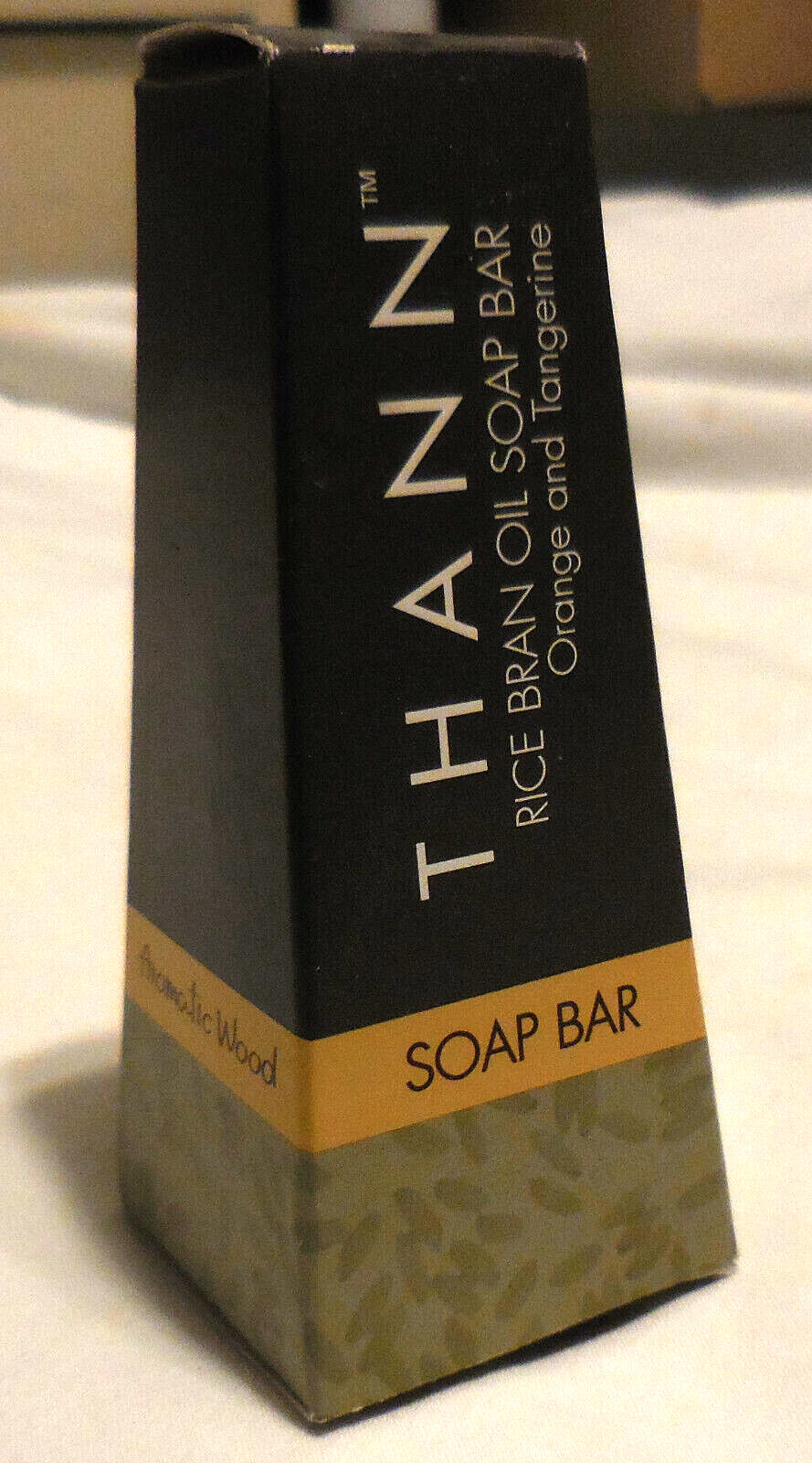 1 Thann Rice Bran Oil Soap Bar Orange and Tangerine with box 1.3 oz