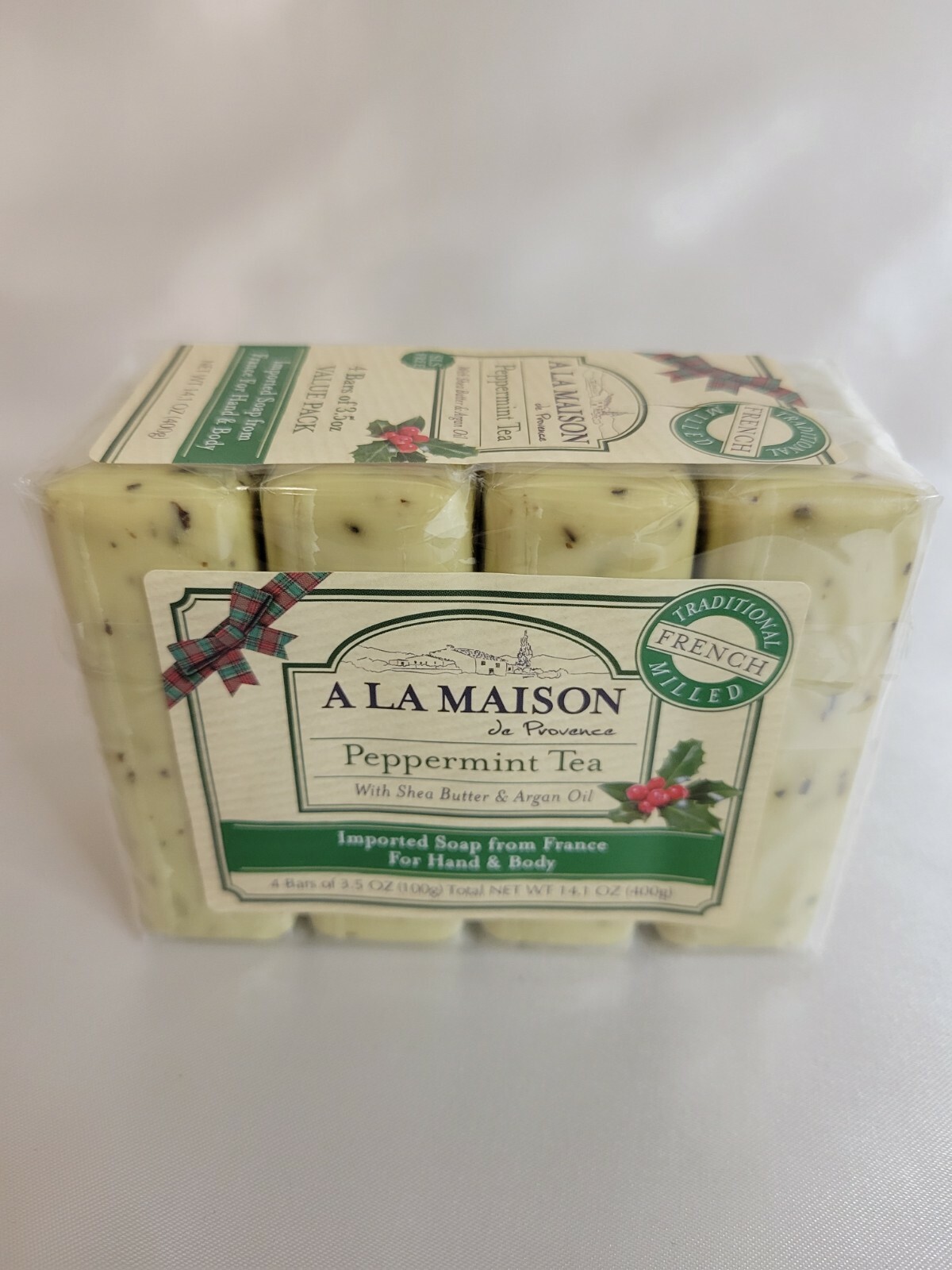 A La Maison De Provence Traditional Milled Bar Soap 4-Pack (Various Scents)
