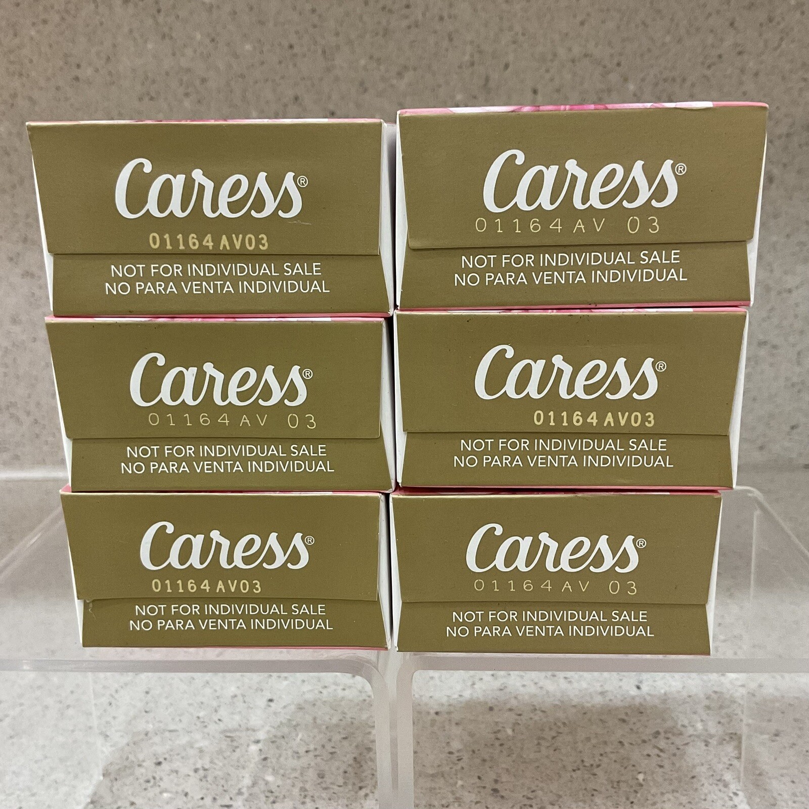 Caress Soap Daily Silk White Peach Silky Orange Blossom 3.75oz Lot of 6 Bars
