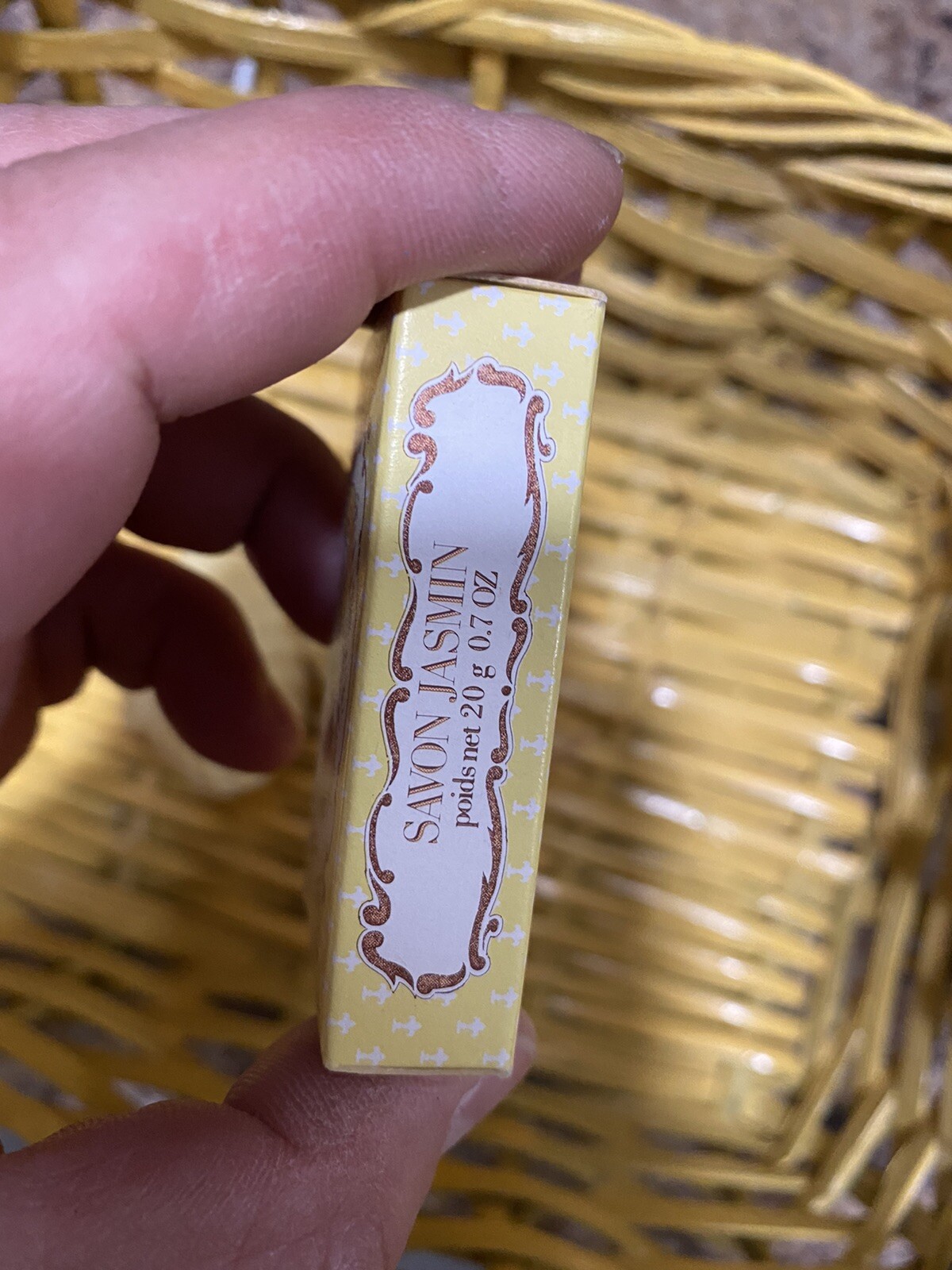 Vintage 80s Crabtree & Evelyn Jasmine Soap x3 Net Wt 20g / 0.7 oz