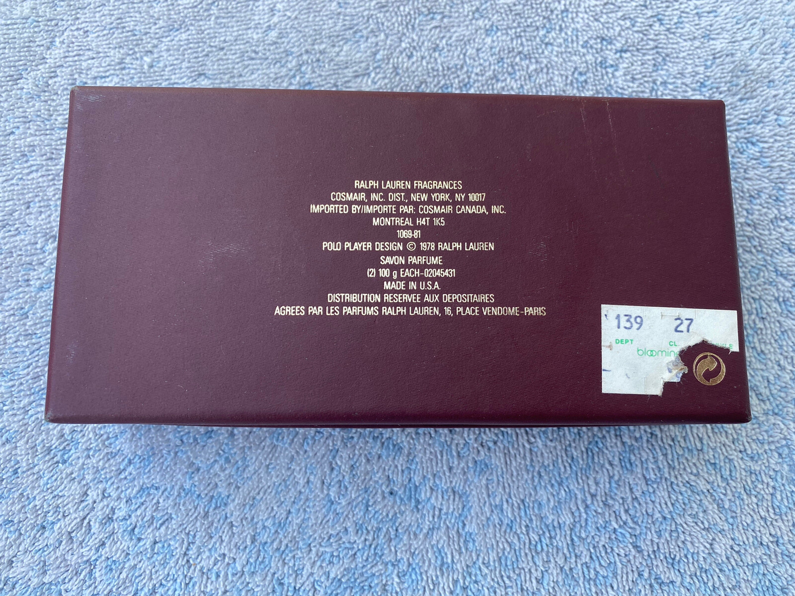 Lauren by Ralph Lauren 2 x 100g Classic Body Soap New Unused In Box