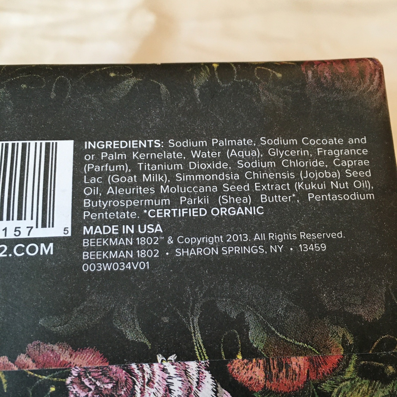 Beekman 1802 Meadow Lark 9 oz Goat Milk Soap Made in the USA NEW ORGANIC
