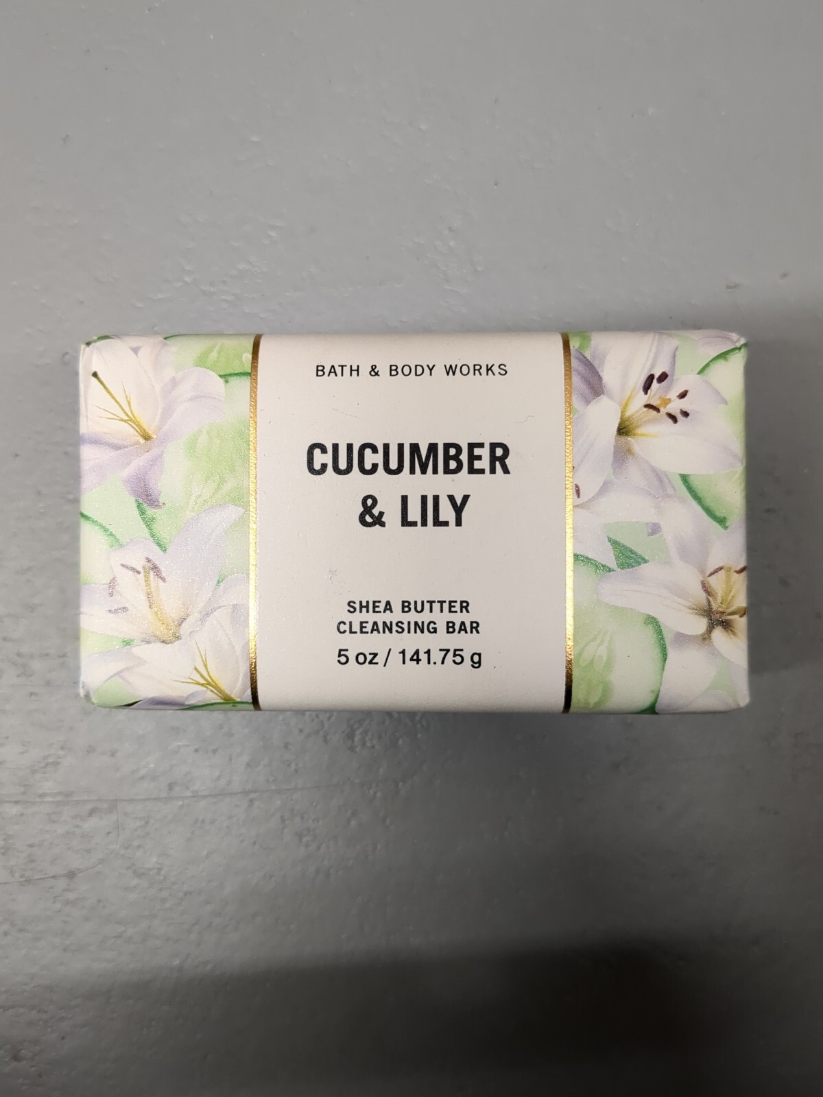 Bath & Body Works CUCUMBER LILY Shea Butter Cleansing Bar 5 oz