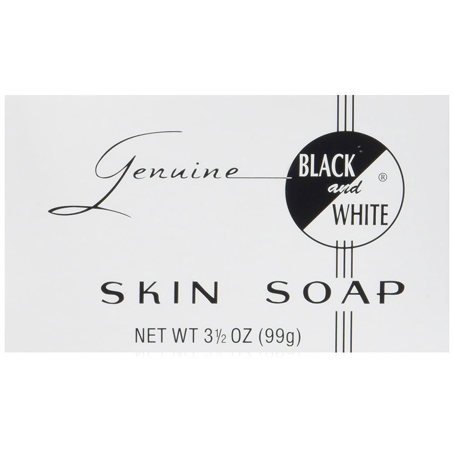 Black And White Skin Soap 3.5 Oz.