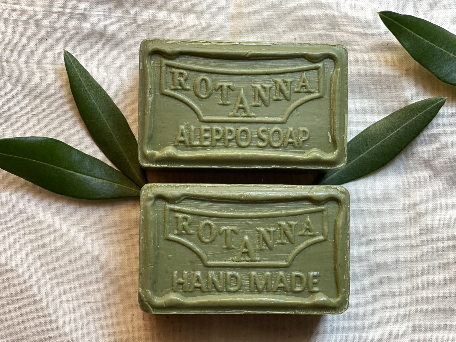 2 PK ALL NATURAL SCENTED OLIVE OIL LAUREL OIL SOAP BAR FOR PSORIASIS N ECZEMA.