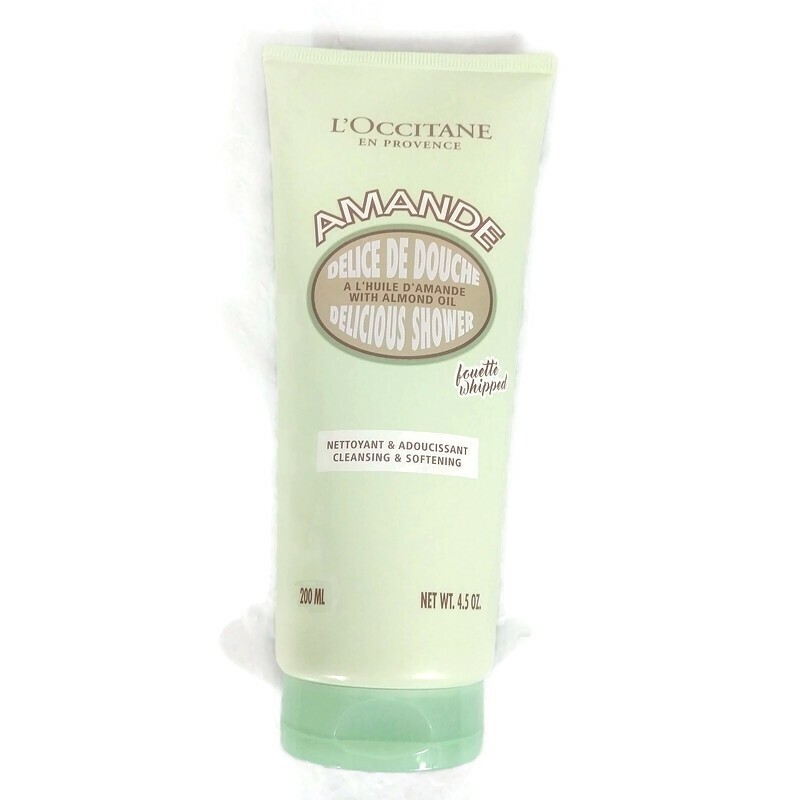 L’Occitane Amande Almond Whipped Shower Cream 4.5oz / 200ml *NEW*