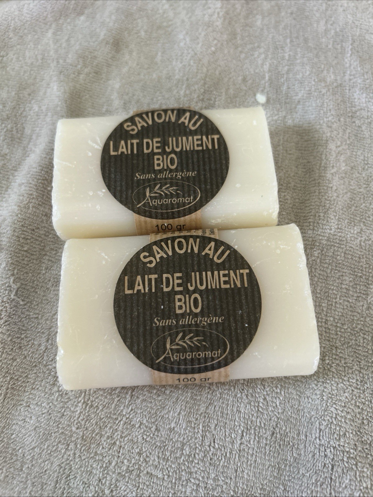 2 Mon Savon Au Lait French Milk Soaps Imported From France Mare’s Milk Aquaromat