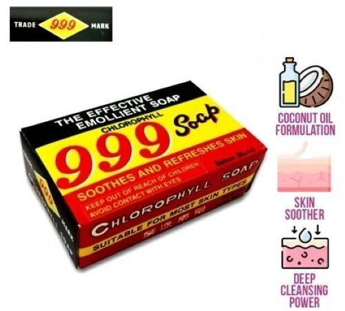 3x 999 SOAP Chlorophyll 90g Natural Itchy Skin Relief Eczema Herbal Bar FRSHIP!