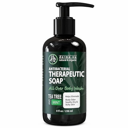 Antifungal Soap and Antibacterial Body Wash – Body Acne Wash, Tea Tree Soap with