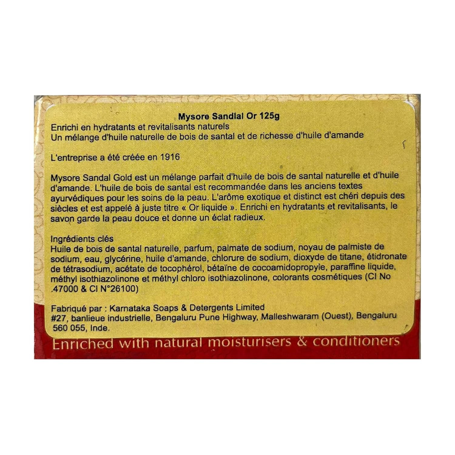 Gold Soap, 125 Grams per Unit (Pack of 6)