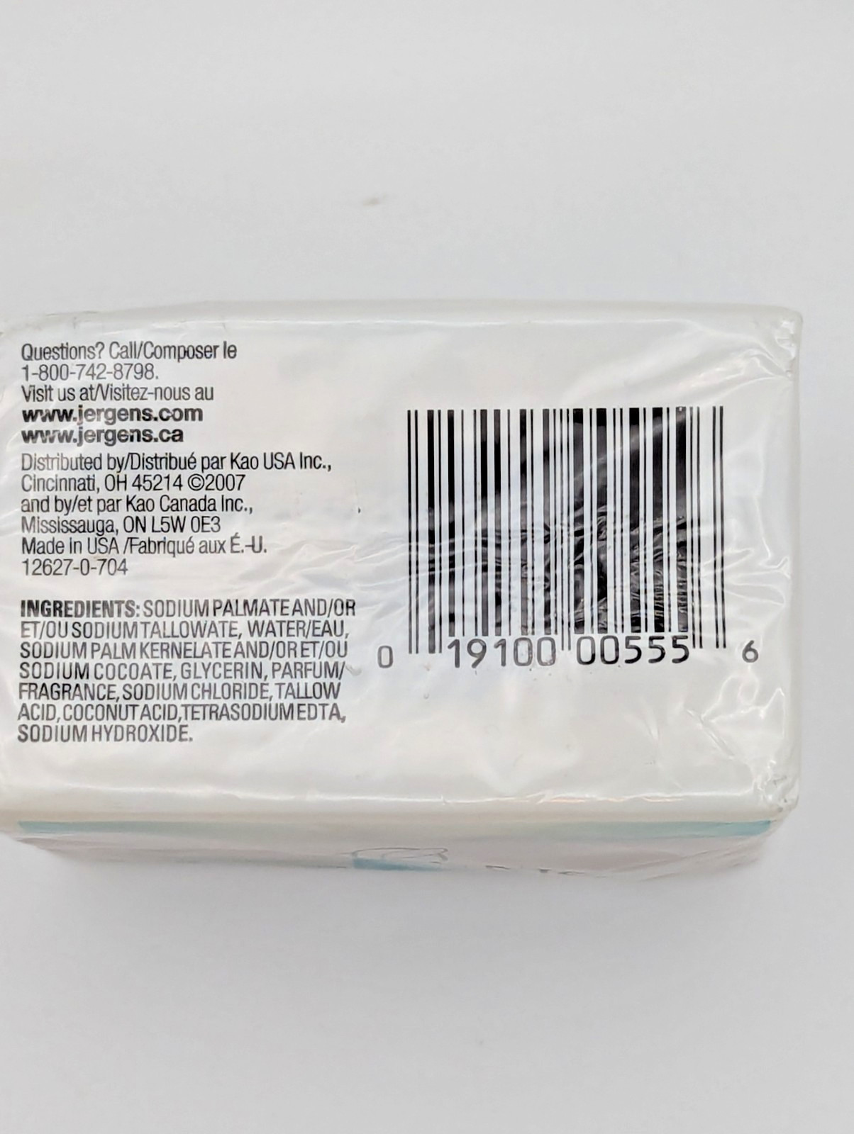 Jergens Mild Soap Pure & Natural 3 Pack 3oz Bars 9oz Total NEW *Fast Shipping*