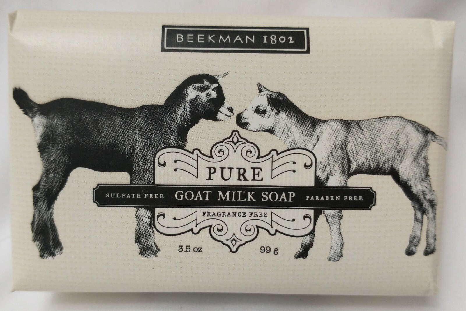 Beekman 1802 Goat Milk Bar Soap 3.5 oz each (Set of 3) Brand New Sealed