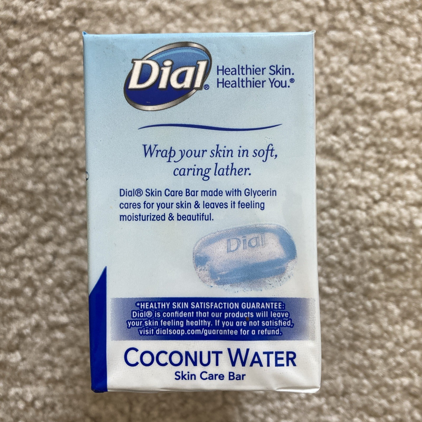 Dial Coconut Water Gentle Cleansing Skin Care Bar Soap 3 Bars – 4oz Each