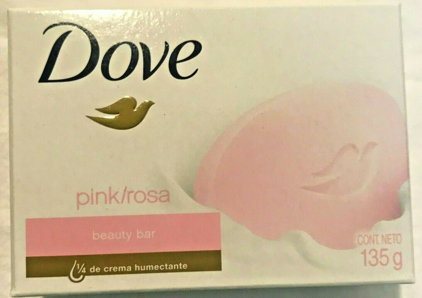 Dove Soap cream Pink/Rosa Skin Care moisturizing Bar 4.75oz (135gr) of 12 pack