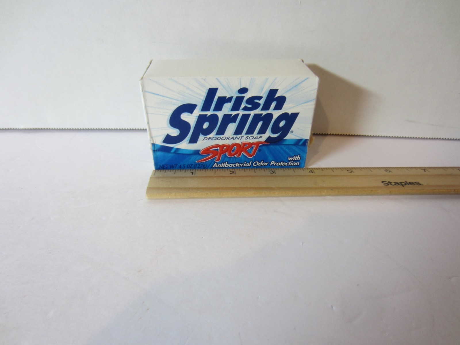 Vintage Colgate Irish Spring Sport Soap w/ Box- 4.5oz.- New-Bath Size(139E2)