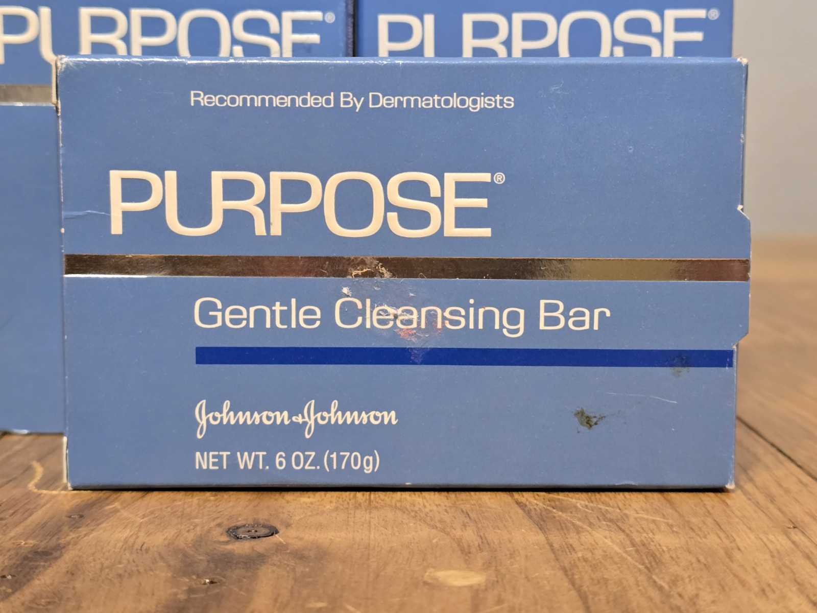 Purpose Gentle Cleansing Oil-Free Hypoallergenic 6 Ounce Pack of 3 Soap Bars NOS