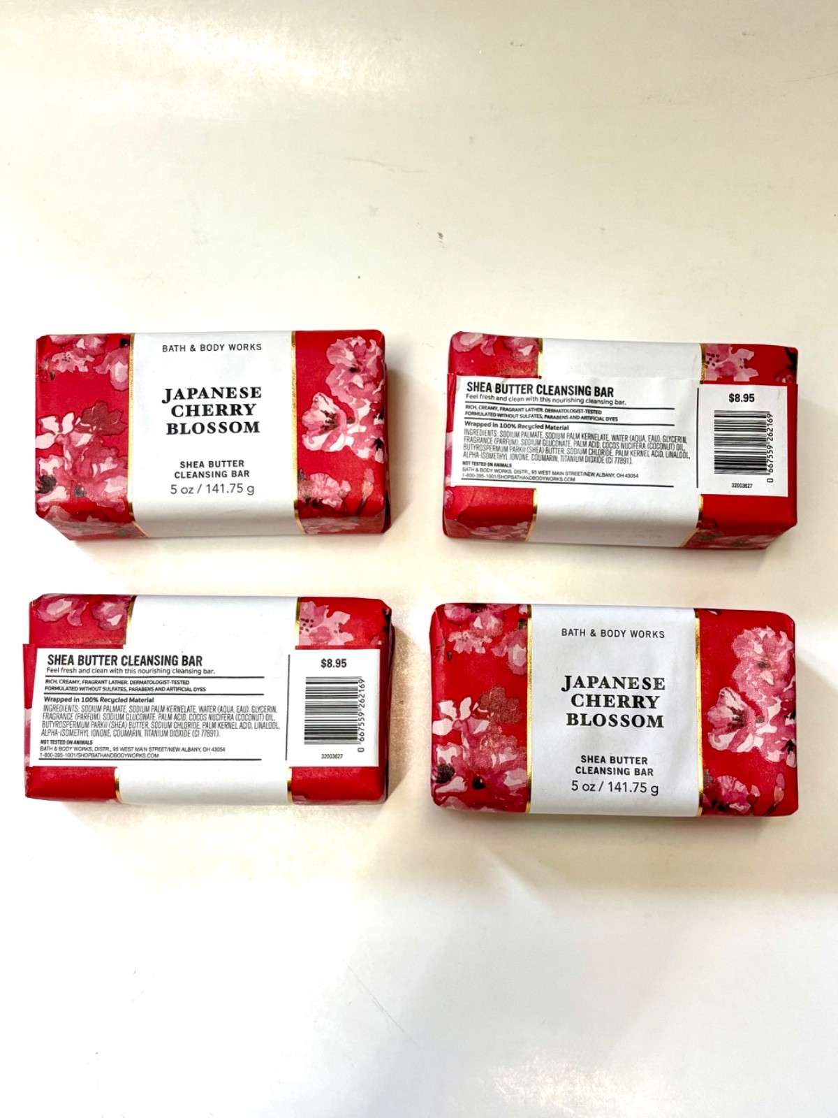 2 Pack Bath & Body Works Shea Butter Cleansing Soap Bar 5oz. 2soaps=$17