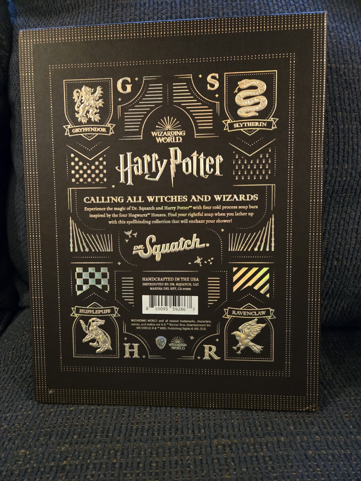 Dr. Squatch Harry Potter Wizarding World Limited Edition 4 piece Soap Set