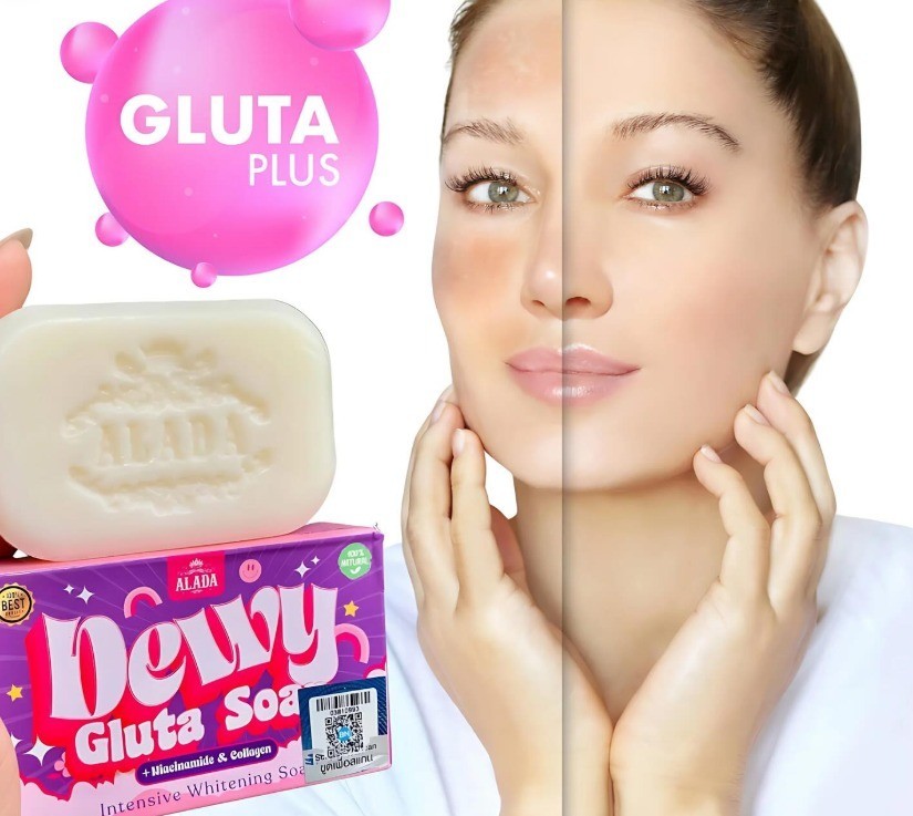 ALADA Natural Dewy Gluta Soap 70g – With Niacinamide & Collagen