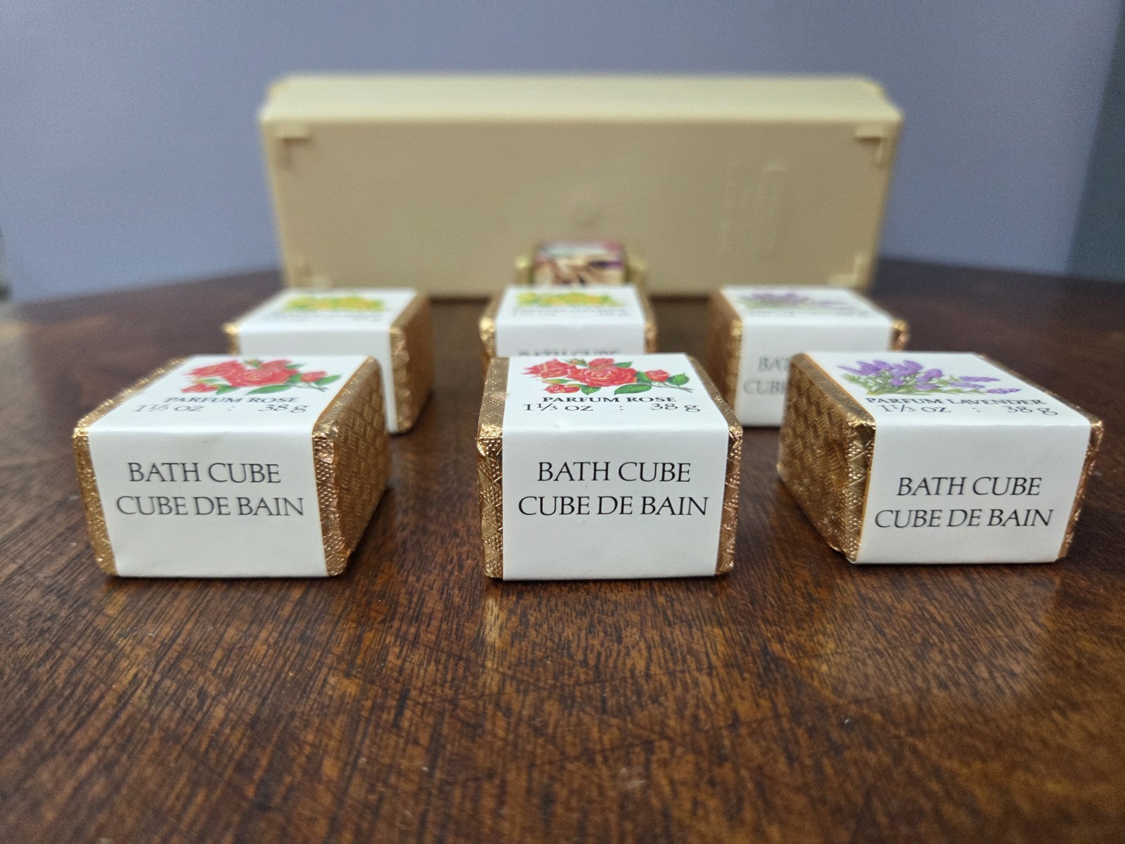 Ben Rickert Scented Bath Cube Multipack Jasmine Rose Lavender 1 1/3 oz MPN