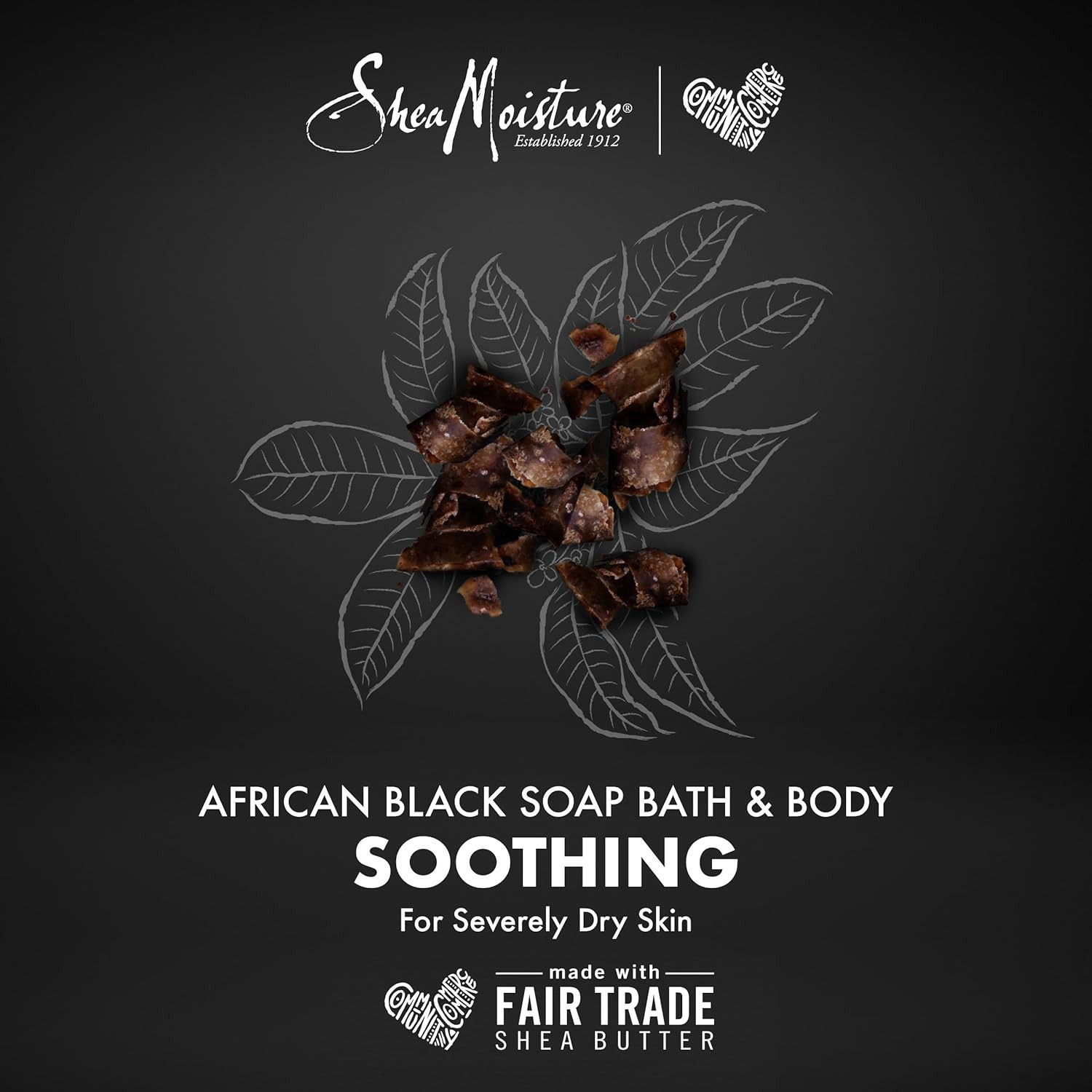 Sheamoisture Bar Soap for Troubled Skin African Black Soap Cleanser with Shea…