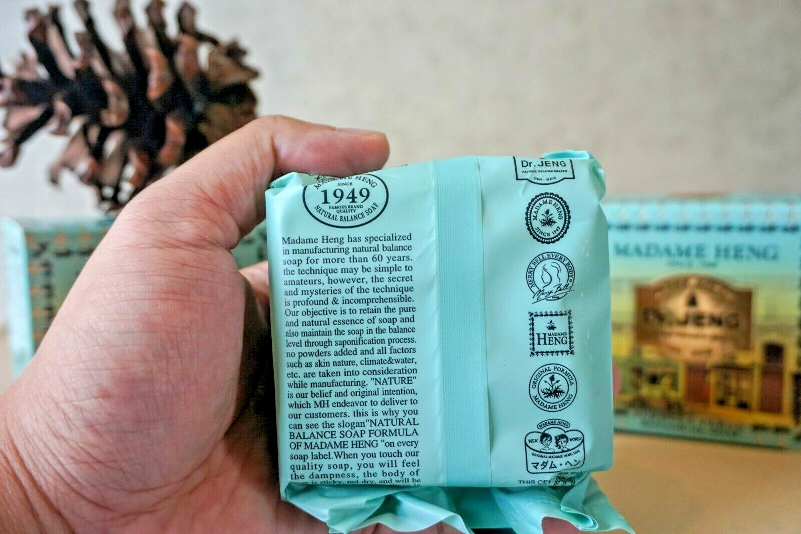 6 X 150g Madame Heng Care Spa Soap Love Time Story Natural Balance Botanical
