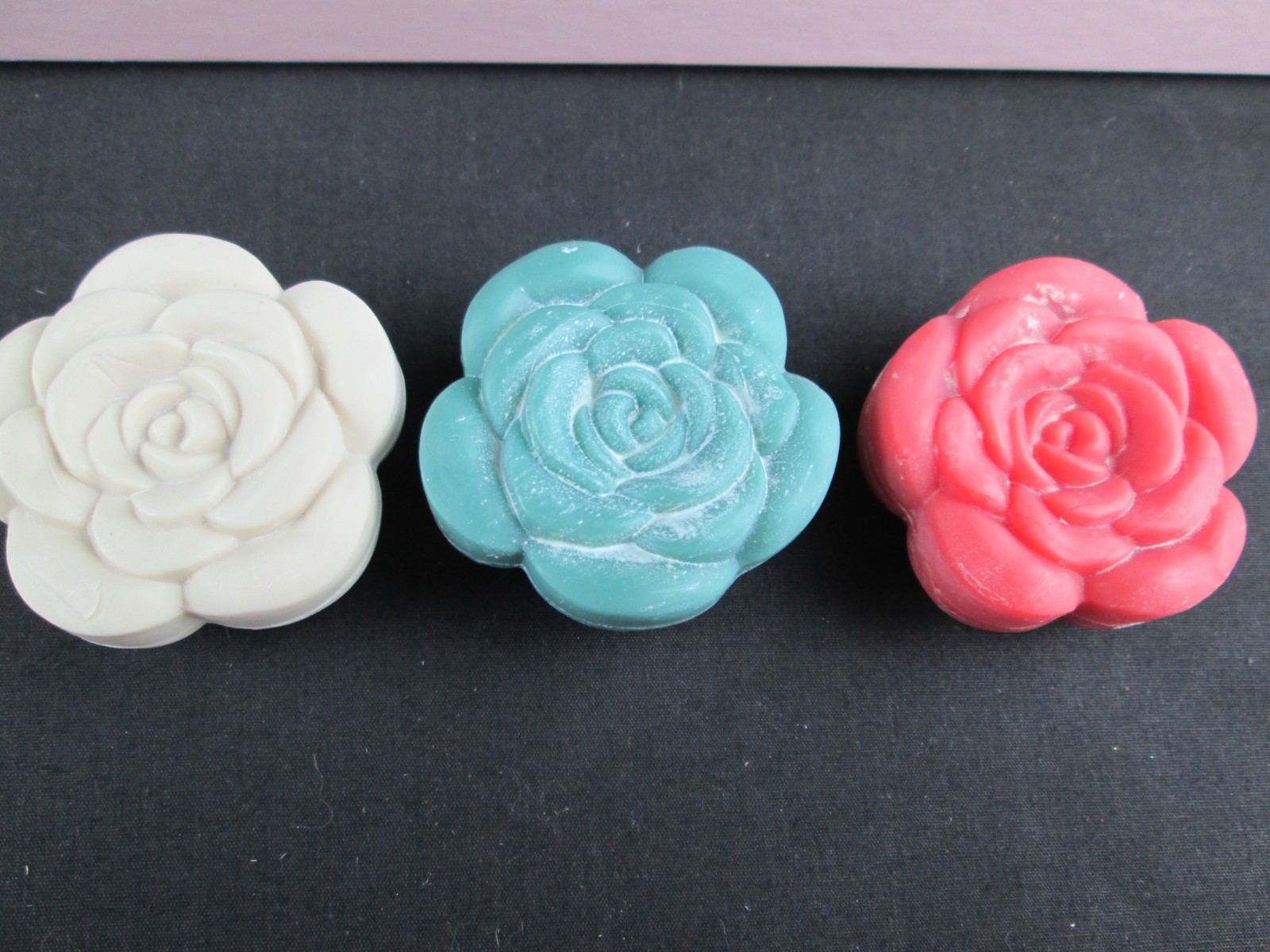Vintage Ben Rickert Garden of Roses Rose Petal Soaps 10 Soaps total