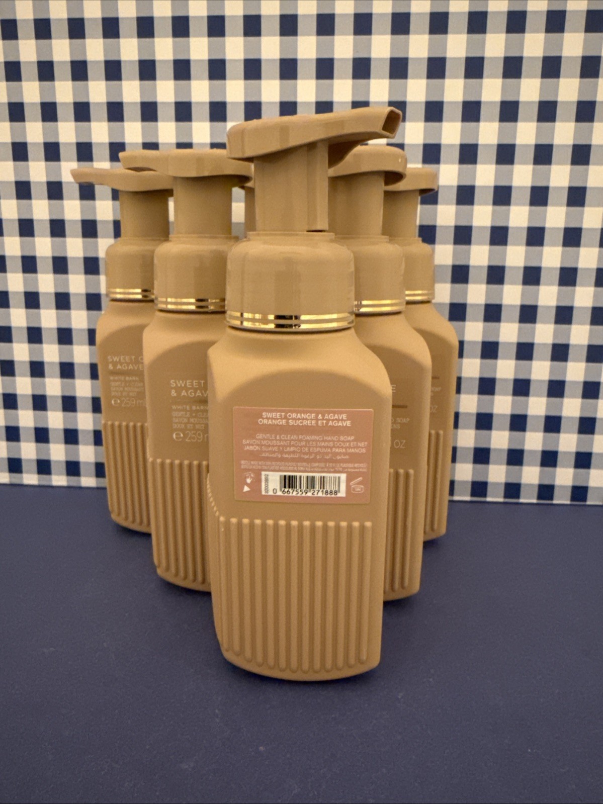 Five (5) ~ Bath Body Works ~ SWEET ORANGE & AGAVE ~ Gentle Foaming Hand Soap