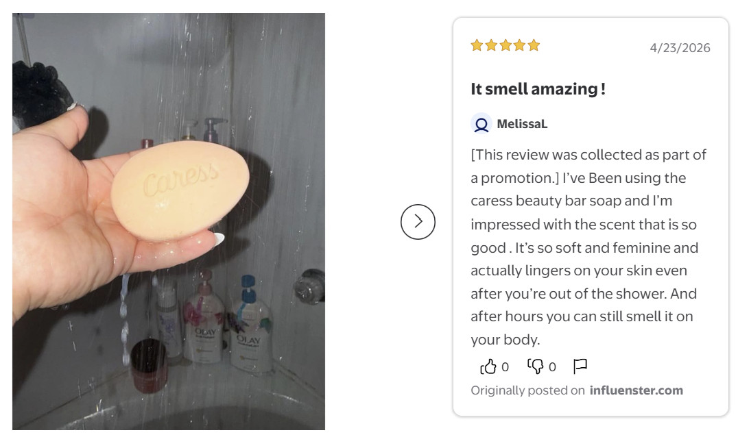 Caress Daily Silk Moisturizing Soap, White Peach & Orange Blossom, 3.75, 12 Bars